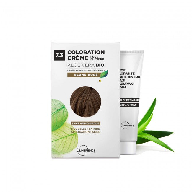 GOLDEN BLONDE N°7.3 - ORGANIC ALOE VERA CREAM HAIR COLOR