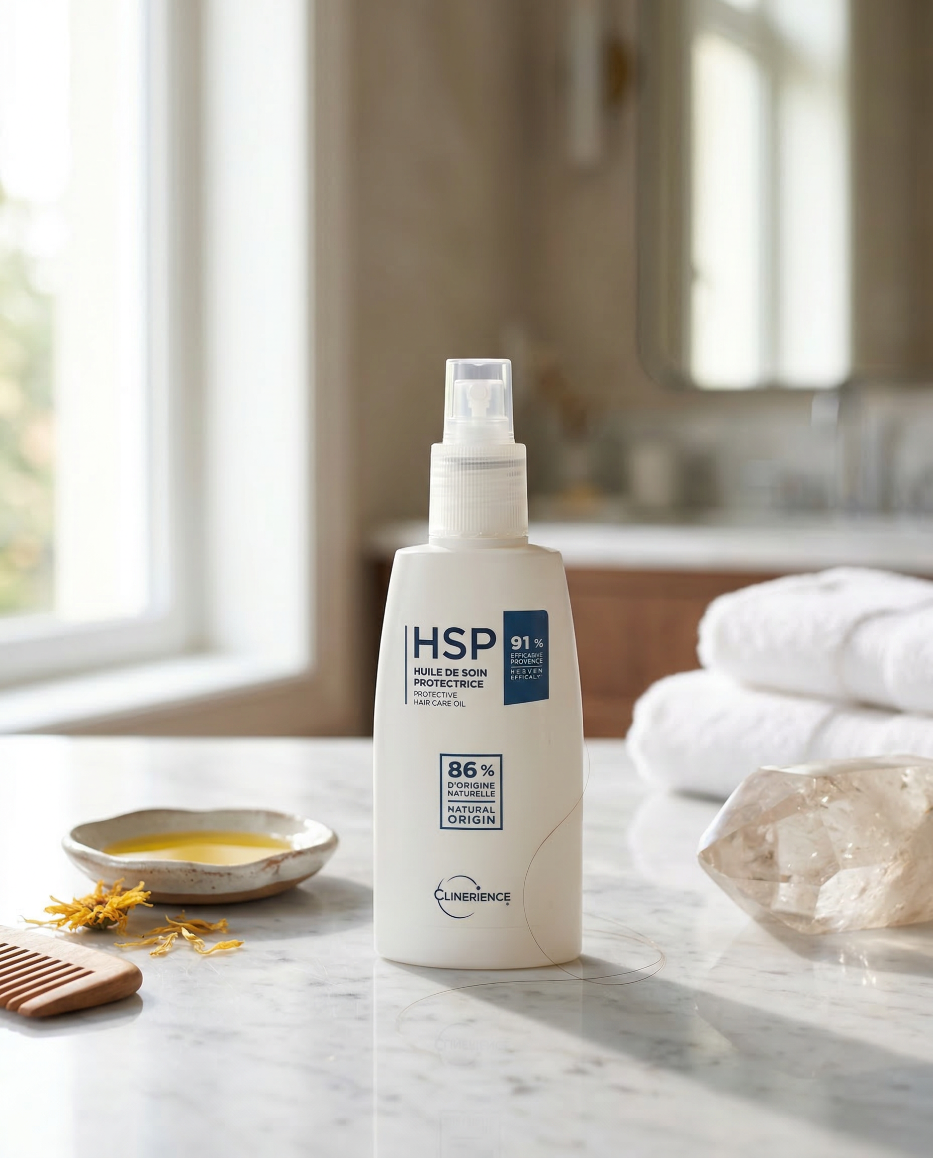 HSP - HUILE  PROTECTRICE ET RÉPARATRICE CHEVEUX SECS ET ABÎMÉS EFFICACITÉ PROUVÉE