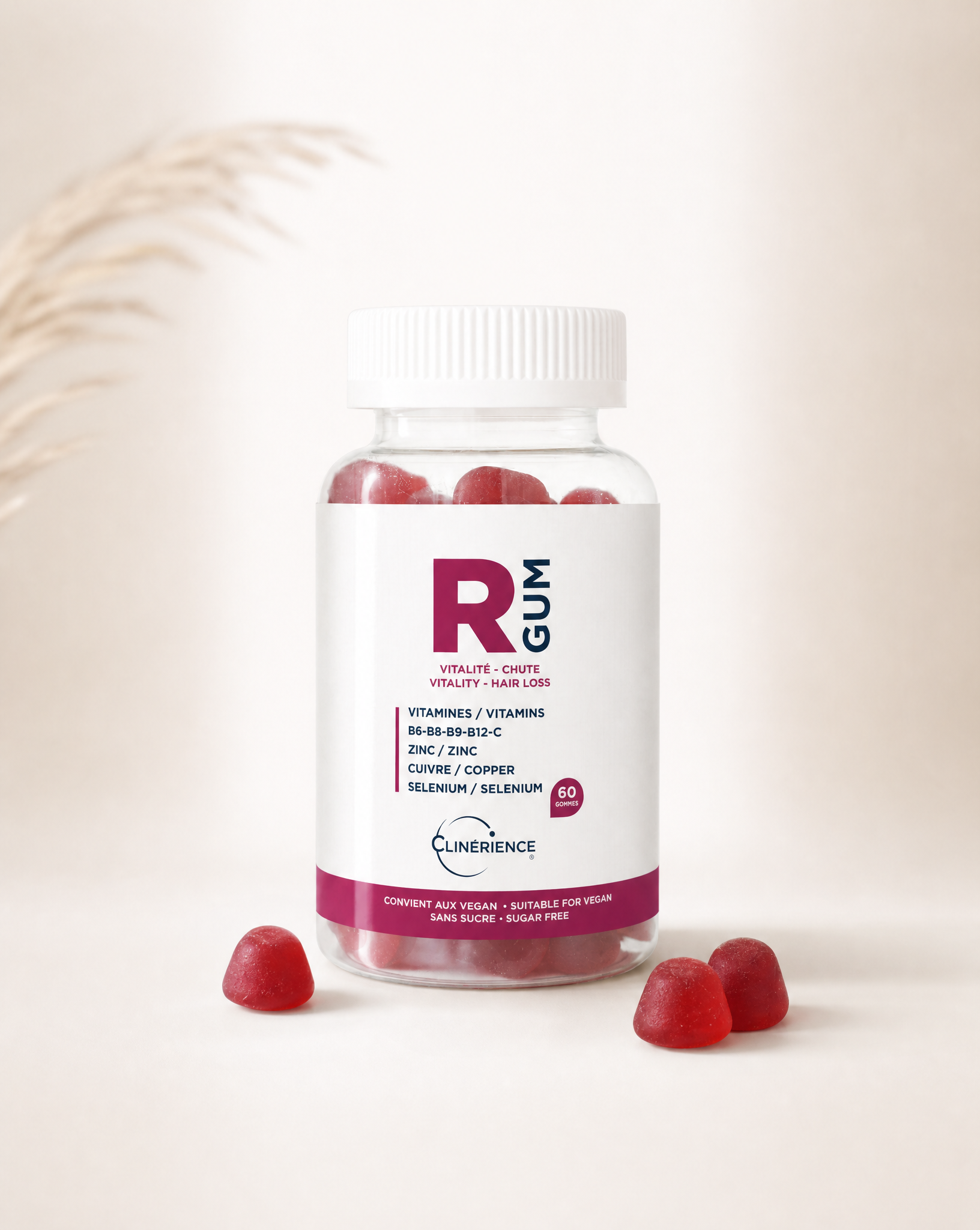 R'GUM Gummies - visuel héro promotionnel